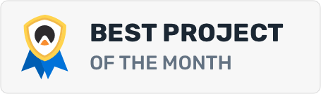 Voted a best project of the month on Career Karma