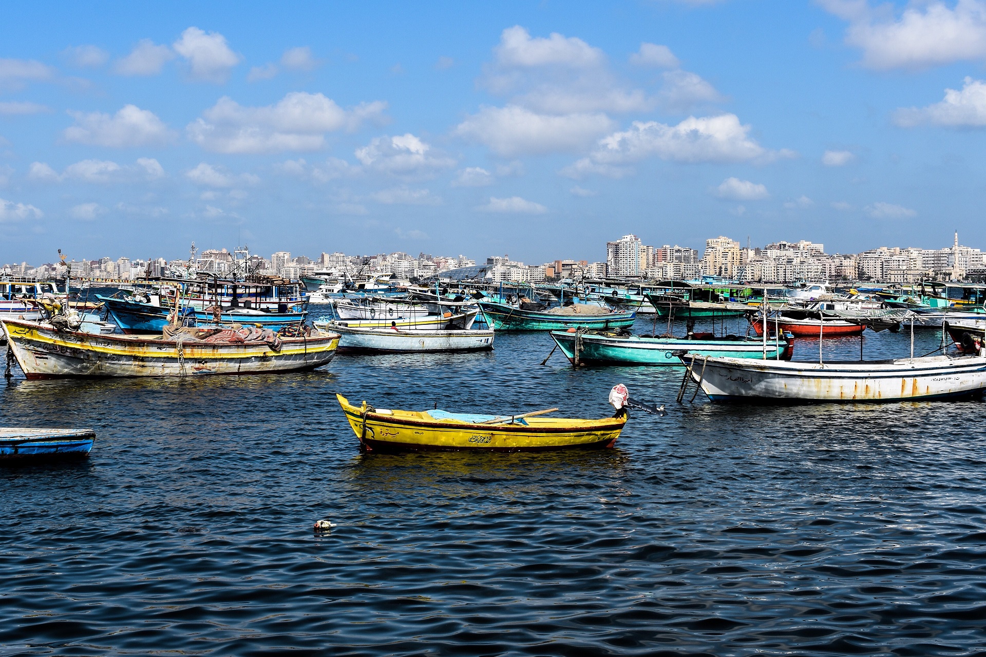 Shipyard in the Bahary neighborhood (بحري) of Alexandria, Egypt